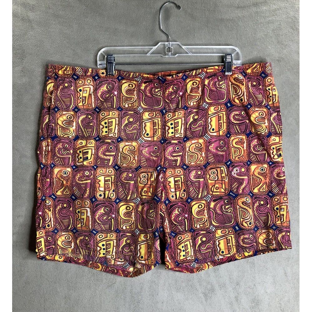 Lacoste Swim Shorts Size Large Men's Fish  Print Summer Trunks